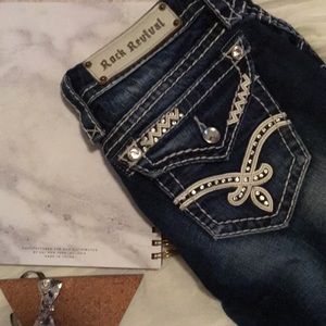 Rock revival skinny jeans